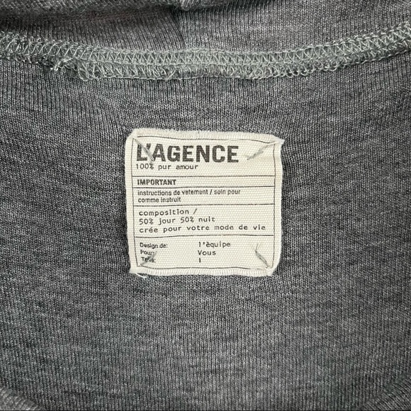 L’AGENCE cowl neck midi jersey dress - Picture 10 of 12